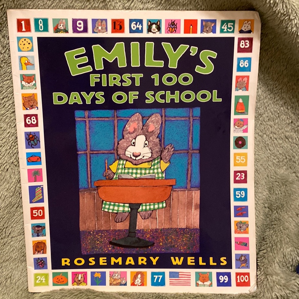 Emily’s First 100 Days of School book by Rosemary Wells kids education celebrate